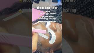 Tips to Lash Faster and Efficient ⭐️ lashing lashingtips lashingprocess lashtech [upl. by Fredkin]