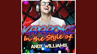 Hawaiian Wedding Song In the Style of Andy Williams Karaoke Version [upl. by Hilliard]