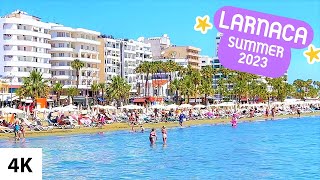 LARNACA Summer 2023 Cyprus 4K [upl. by Iblok364]