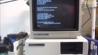 The Tandy 1000 and IOMegas Zip 100 finally become friends [upl. by Atteyek317]