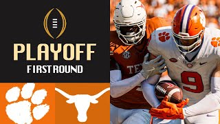 Clemson vs Texas CFP First Round  College Football 25 Simulation [upl. by Tammara]