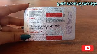 montairLCMontelukast Sodium And Levocetrizine Hydrochloride Tablet IPUsedosework vedio in hindi [upl. by Vipul]