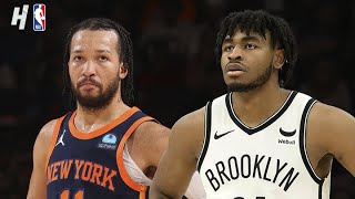 Brooklyn Nets vs New York Knicks  Full Game Highlights  April 12 202324 NBA Season [upl. by Nosirrah]