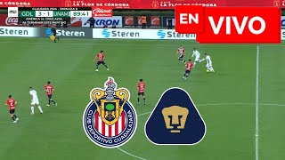 🔴 CHIVAS 3  1 PUMAS EN VIVO Y EN DIRECTO 🏆 LIGA MX CLAUSURA 🔴 [upl. by Issie]