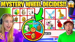 MYSTERY WHEEL Decides Super Rare Egg Trades Adopt Me Roblox [upl. by Oileduab]