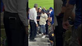 ANKLE SOCK VIOLATION AT DODGER STADIUM [upl. by Carbo]