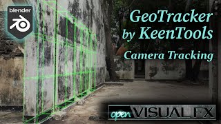 GeoTracker by Keentools  Matchmoving tracking the camera [upl. by Leonanie]