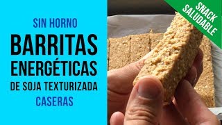 Barritas Protéicas de Soja Texturizada de Mercadona y Avena  Realfood  Receta Casera Sin Horno [upl. by Yrral309]