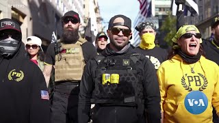 Enrique Tarrio dos Proud Boys condenado a 22 anos de prisão [upl. by Idrahs]