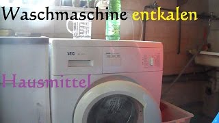 DIY Waschmaschine mit EssigEssenz entkalken [upl. by Enileve]