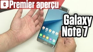 Galaxy Note 7 en vidéo  bords incurvés et étanchéité [upl. by Keir]