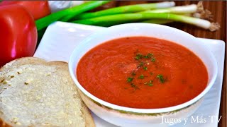 Sopa de Tomate saludable nutritiva y Riquísima [upl. by Aynwad]