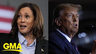 Harris holds rally in Pennsylvania as Trump doubles down on claims about immigrants [upl. by Harneen537]