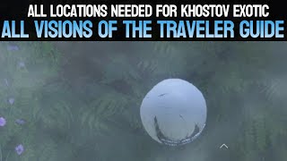 All Visions Of The Traveler Locations Guide amp Dialogue Destiny 2 [upl. by Schulze]