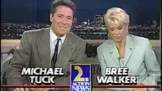 Brief News Clip Action News Gennifer Flowers [upl. by Aneerb]