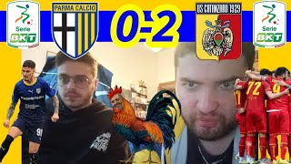 SFOGO PARMA 02 CATANZARO PECCHIA MAN e i loro ORRORI  31° GIORNATA SERIE B [upl. by Ingaberg]