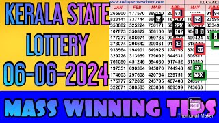 06062024 Kerala State Lottery guessing tips and tricks strategy prediction [upl. by Dan]