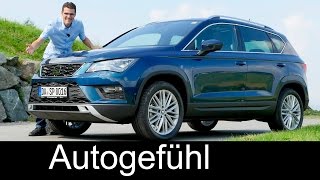 Seat Ateca Xcellence FULL REVIEW test driven 14 TSI allnew neu 2017  Autogefühl [upl. by Josepha983]