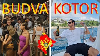 BUDVA VLOG 🇲🇪  KOTOR  ADRİYATİK DENİZİ  GECE HAYATI  KARADAĞ [upl. by Ennaus]