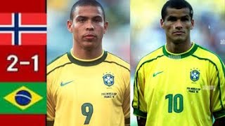 Norway 21 Brazil World Cup 1998  Full highlight  1080p HD  Ronaldo phenomenon  Rivaldo [upl. by Dachia]