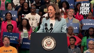 Kamala Harris mocked over sudden ‘southern accent’ at Atlanta rally [upl. by Rehsa664]