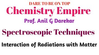 1Spectroscopic TechniquesIntroductionSPPUEnggChemistry2019 Pattern By Prof Anil G Darekar [upl. by Arquit962]