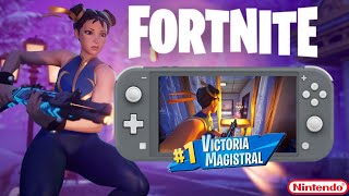 FORTNITE en Nintendo Switch LITE en 2024 Victoria Magistral [upl. by Marcile]