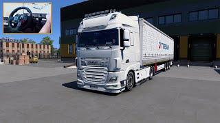 Delivery  Brussels  Lille 19 Tons Of Milk Powder  Logıtech G29  Euro Truck Simulator 2 [upl. by Anabahs]