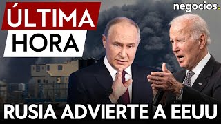 ÚLTIMA HORA  Rusia advierte a EEUU por los ataques masivos de Ucrania quotTendrá consecuenciasquot [upl. by Flower]