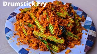 Drumstick FryDrumstick recipiesMunnakaya vepuduDrumsticcurryMunnakaya curryDrumstick fry recipe [upl. by Cirala]