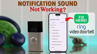 Ring Video Doorbell Ring Alert Notification Not Working  Fixed on 2nd Gen [upl. by Nuawtna398]