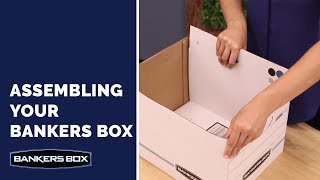 How to Assemble A Bankers BoxOfficial Video Basic Duty Box [upl. by Bass]