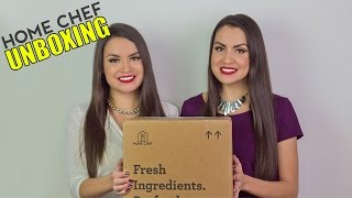 Home Chef Unboxing amp Review  Baker Twins [upl. by Newol]