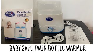 Baby safe twin bottle warmer sterilizer botol susu [upl. by Ymer]