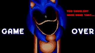 Sonicexe  One more Round  Super Secret GAME OVER ending  Lets Play [upl. by Ariam74]