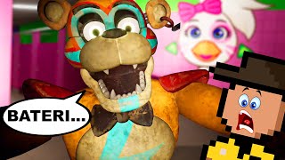 SE ACABAR A BATERIA  lascou tudo  Five Nights at Freddys Security Breach • Parte 8 [upl. by Uhthna]