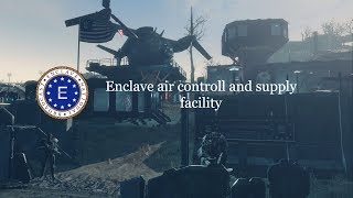 Enclave air controll and supply facility settlement Fallout 4 [upl. by Emerald222]