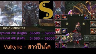 C9 VFUN SEA Valkyrie SOLO Hell 85 with DMG in dungeon 69 k Test Optimize Set book V C6 [upl. by Ynnohj]