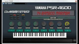 Yamaha PSR4600 Arranger Workstation VST Emulation [upl. by Spohr]