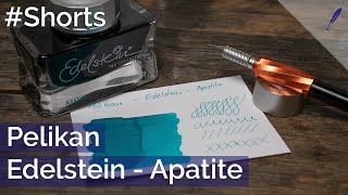 Pelikan Edelstein Apatite  swatching the ink  Shorts  without sound [upl. by Rehpotsyrk]