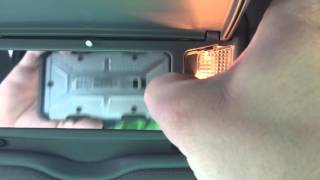 0914 F150 Vanity Mirror Light LED Conversion [upl. by Atiuqad]