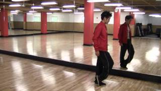 Stationary  Standing Moonwalk Tutorial [upl. by Silloc119]