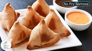 No Fry No Maida Aloo Samosa amp Chutney Recipe  Healthy amp Crunchy Samosa Recipe The Terrace Kitchen [upl. by Ulu998]