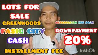 LOTS FOR SALE GREENWOODS PASIG CITY CASH amp INSTALLMENT FEE MONTHLY [upl. by Frodi]