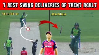 Top 7 Best Inswinger And Yorkers Of Trent Boult [upl. by Anaik]