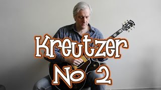 Kreutzer Etude No 2 on the Guitar [upl. by Don]