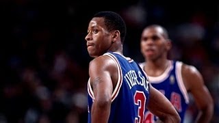 Allen Iverson Rookie Highlights [upl. by Eylloh]