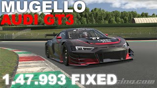 iRacing Audi GT3 EVO II Mugello FIXED  Track Guide  Hotlap [upl. by Letta]