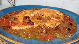 Fileto pule me ullinjkaperi dhe domaterecete super e shijshmepetto di pollo con olive capperi [upl. by Igal14]