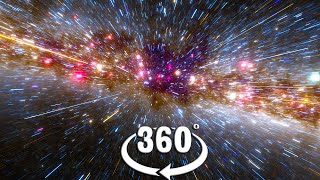 VR 360 Space Journey out of our solar system at faster than light speed video for virtual reality [upl. by Yasmeen57]